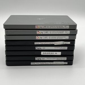 Sizzix Bigz L Dies Lot 8pc Stampin Up 3D Box Frames Tags Album Scrapbooking